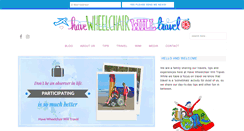 Desktop Screenshot of havewheelchairwilltravel.net